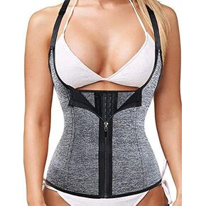 Women Waist Trainer Neoprene Sauna Vest Body Shaper Hot Sweat Work Out Tank Top Postpartum Recovery Slimming Belt