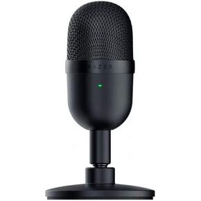 Razer Seiren Mini - USB Condenser Microphone for Streaming (Compact with Supercardioid Polar Pattern, Tiltable Stand, Integrated Shock Absorber) Black