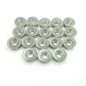 M10x1.25 Stainless Steel Locking Lug Nuts for Yamaha Warrior YFZ 450 660 Raptor 700 Banshee Big Bear Grizzly Polaris 350 400 425 500 Xplorer Sportsman Honda TRX Kawasaki Suzuki Artic CAT