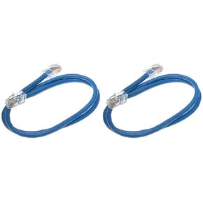 كابل توصيل Belkin Cat-5e (أزرق، 2 قدم)