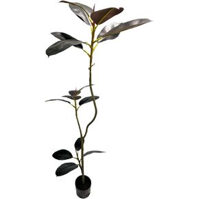 Artificial Rubber Tree 4.6ft Tall Fake Plants for Indoor, Fake Trees for Office Home Living Room Floor Patio Greening Porch Decor。 Living Room Floor Patio Greening Porch Decor