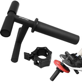 Tib Bar,Tibialis Trainer, Tibia Dorsi Calf Machine Anterior Exercise Equipment for Strengthen Calves Shins Ankles Lower Leg Muscle, Fits 2" Olympic Weight Plates Home Gym Knees Over Toes