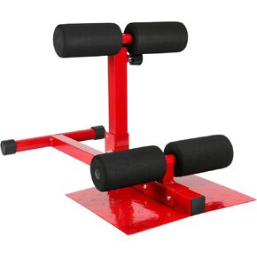 Sissy Squat Machine Adjustable Height, Protective Foam Thick Steel Fitness Home Gym
