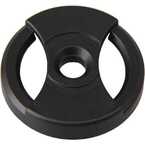 Black 7 Inch 45 RPM ABS Vinyl Record Centre-Hole Adapter for Turntables Record