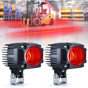 New LED Forklift Lights Blue LED Straight Line Forklift Safety Light 10W DC 10-80V Warehouse Hazardous Area Warning Lights 2 Pack