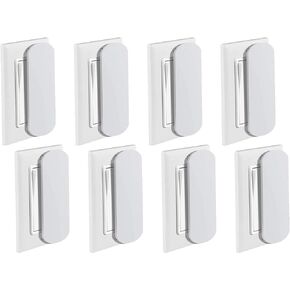 Magnetic Switch and Outlet Cover Light Switch Guards for Flat Modern Switches Toggle Switches, for Sabbath, Home and Office (8 Pack)