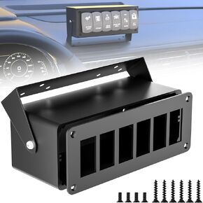 Rocker/Toggle Switch Box - 6 Gang Switches Installation housing for Pickup Truck Car UTV Off Road Marine