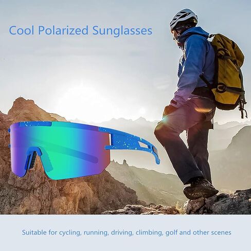 Polarized Sunglasses for Women and Man，UV400 Anti-UV Protection Sports Sunglasses for Outdoor Sports in Saudi Arabia