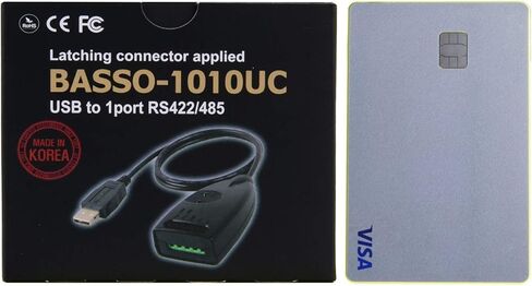 صنع في كوريا - محول تسلسلي USB إلى منفذ واحد RS422/RS485 (5 دبابيس)، طول الكابل 1.97 قدم (0.6 متر)، USB 2.0 مطبق، FTDI، محول تسلسلي USB إلى RS422/485 (BASSO-1010UC) in Kuwait