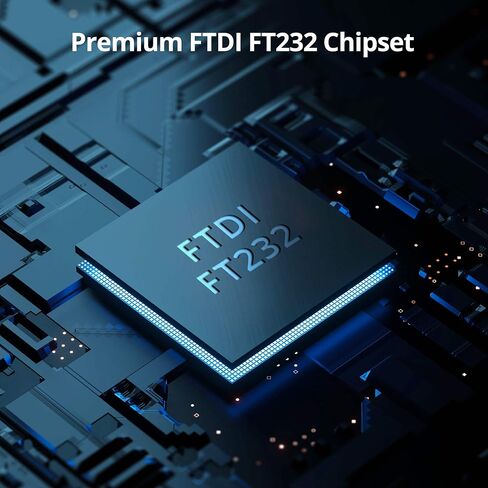 محول SIIG USB إلى تسلسلي، كابل USB 2.0 إلى RS-232 ذكر DB9 ذو 9 سنون، 3.3 قدم، مجموعة شرائح FTDI FT232، 250 كيلوبت في الثانية، مطلي بالذهب 24 قيراط، متوافق مع TAA، حماية ESD، لنظام التشغيل Windows وMac (JU-CS0311-S1) in Saudi Arabia