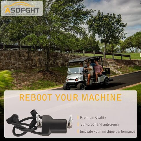 ملف الإشعال 26652-G01 - يناسب 1991-2003 EZGO 26652G01 عربة الجولف Marathon Medalist TXT ملف الإشعال المزدوج 4 دورة 4 السكتة الدماغية Ignitor استبدال 26652-G01 EPIGC103 in Kuwait