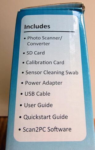 ماسح ضوئي/محول للصور الشخصية من بانديجيتال، أبيض (PANSCN06) in Kuwait