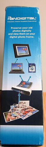 ماسح ضوئي/محول للصور الشخصية من بانديجيتال، أبيض (PANSCN06) in Kuwait