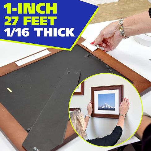 Gaffer Power Foam Tape Craft Double Sided | Heavy Duty Double Sided Mounting Tape | Double Sided Fabric Tape for Clothing | Outdoor Double Sided Mounting Tape|1-inch x 27 Feet, 1/16 Thick in Kuwait