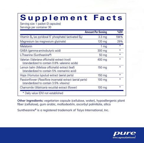 Pure Encapsulations Healthy Sleep | Daily Pure Pack | 28 Packets in Saudi Arabia