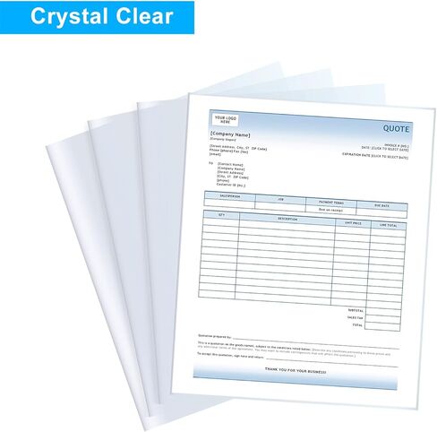 200 حزمة من أكمام المستندات مقاس 8.5 × 11 بوصة - واقيات أوراق شفافة بدون ثقوب للصور والمطبوعات الفنية وأكمام قابلة لإعادة الاستخدام خالية من الأحماض، وحاميات ورق التحميل العلوي، وحاميات المستندات، وحاميات الصفحات in Kuwait