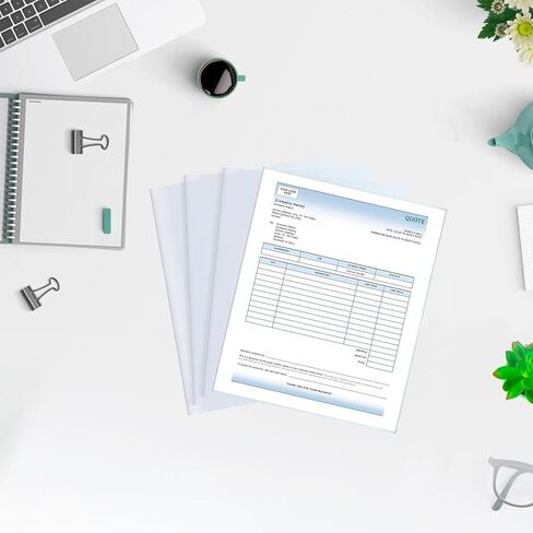 200 حزمة من أكمام المستندات مقاس 8.5 × 11 بوصة - واقيات أوراق شفافة بدون ثقوب للصور والمطبوعات الفنية وأكمام قابلة لإعادة الاستخدام خالية من الأحماض، وحاميات ورق التحميل العلوي، وحاميات المستندات، وحاميات الصفحات in Kuwait