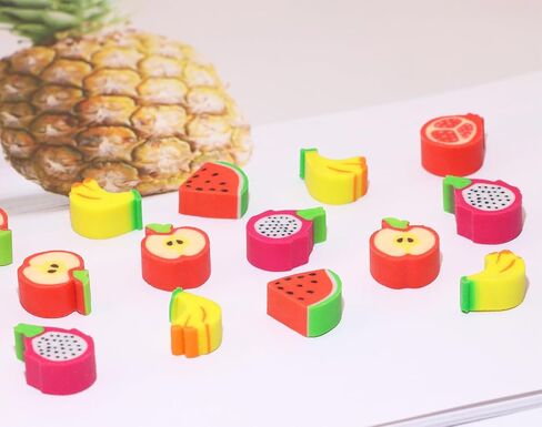 Mini Erasers Pencil Erasers for Students Classroom School Learning Homework Reward Prize Gift Party Favor, 50PCS (Cake) in Saudi Arabia