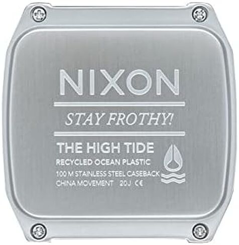 NIXON High Tide A1308 - ساعة رقمية للرجال والنساء - مقاومة للماء لركوب الأمواج والغوص وصيد الأسماك - ساعات رياضية مائية للرجال - وجه قابل للتخصيص 44 مم، سوار PU 23 مم in Saudi Arabia