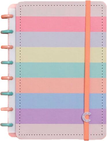 Premium Discbound Notebooks - Plan, Organize, Customize, and Conquer- Discbound Planner with 4 Tab Dividers For Work, School, Journal, or Daily Use – Bonus 1 Sticker Sheet (5.51 x 7.78", 80 Pages) in Saudi Arabia