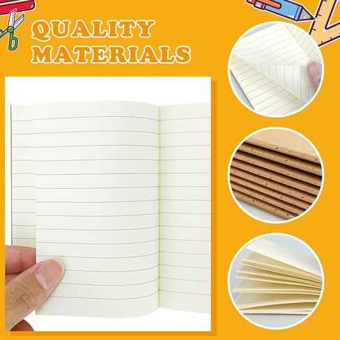 10 أجهزة كمبيوتر محمولة للجيب، 3.5 × 4.9 بوصة دفاتر ملاحظات صغيرة من ورق الكرافت، مفكرة جيب صغيرة صغيرة، مجلة صغيرة للسفر، دفتر ملاحظات بحجم الجيب، لوحة ملاحظات صغيرة بخط أفقي للرجال والنساء والأطفال، 30 ورقة، 60 صفحة مبطنة in Kuwait