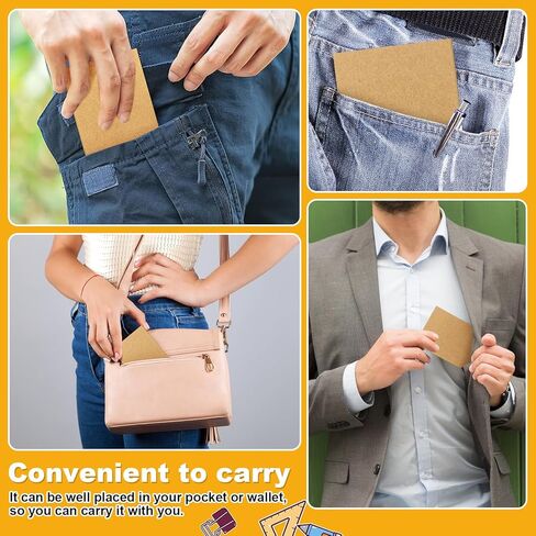 10 أجهزة كمبيوتر محمولة للجيب، 3.5 × 4.9 بوصة دفاتر ملاحظات صغيرة من ورق الكرافت، مفكرة جيب صغيرة صغيرة، مجلة صغيرة للسفر، دفتر ملاحظات بحجم الجيب، لوحة ملاحظات صغيرة بخط أفقي للرجال والنساء والأطفال، 30 ورقة، 60 صفحة مبطنة in Kuwait