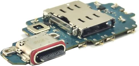 Galaxy S22 Ultra 5G USB Charging Port Flex Cable Replacement SM-S908U Type C Charger Dock Board Flex Cable Connector for Samsung S22 Ultra S908U1 Port Flex Cable Repair Part with Tools (SM-S908U) in Kuwait