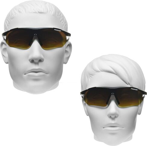 proSPORT BIFOCAL Sunglass Readers Men Women Blue Light Blocking HD Amber Lens Semi-Rimless Wrap-Around Golf Driving in Saudi Arabia