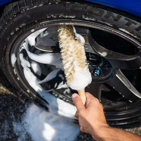 Chemical Guys Acc_S31 Ferret Wheel/Rim/Engine Brush, 1 Pack in Saudi Arabia