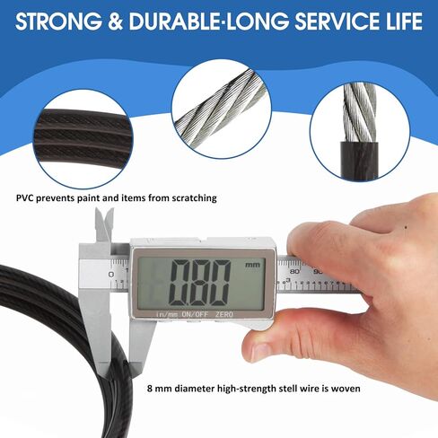 قفل كابل، قفل كابل دراجة مكون من 4 أرقام قابل لإعادة الضبط، 6 أقدام مضاد للسرقة ومقاوم للطقس أقفال كابل مستقيمة لقوارب الكاياك والزورق والقوارب البخارية والسكوتر والدراجات والمعدات الخارجية والتخييم in Kuwait