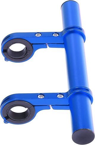 X AUTOHAUX سبائك الألومنيوم 20 سنتيمتر دراجة المقود موسع تمديد قوس المشبك للدراجات عداد السرعة المصباح ضوء مصباح حامل in Kuwait