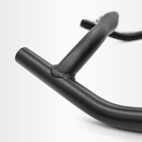 مقود TouringBike من سبائك الألومنيوم، مقود بزاوية خارجية متأرجحة، مناسب للدراجة السياحية، الركوب لفترة طويلة. φ31.8 ملم، أسود in Kuwait