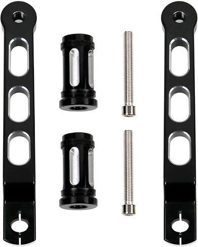 Sporacingrts Harley Davidson FL Softail Touring Trike Road Glide Shifter Pegs （Black） Motorcycle Heel Toe Gear Shift Levers in Saudi Arabia