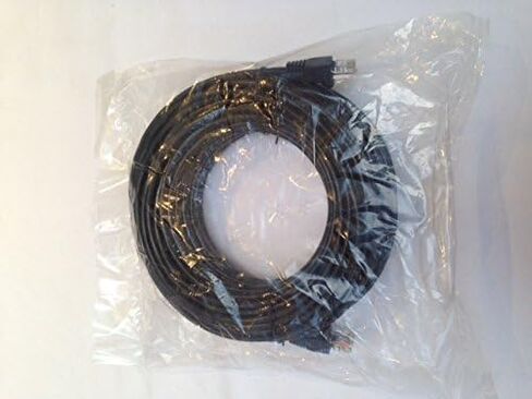 66 ft (20m) CAT5e Cable, Outdoor External Ethernet Cable, 100% Solid Copper, Network Cable, LAN, Router, WiFi 6, CCTV, 1000mb (Gigabit), RJ45 Plugs in Saudi Arabia