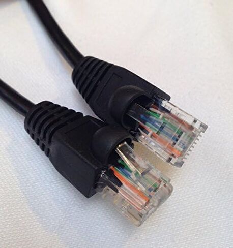 66 ft (20m) CAT5e Cable, Outdoor External Ethernet Cable, 100% Solid Copper, Network Cable, LAN, Router, WiFi 6, CCTV, 1000mb (Gigabit), RJ45 Plugs in Saudi Arabia