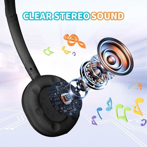 20 Pack Headphones Bulk Adjustable Classroom Headphones Library on Ear Headphones Wholesale School Headphones with Wire 3.5 mm Plug for Student, Kids, Adults(Black) in Saudi Arabia