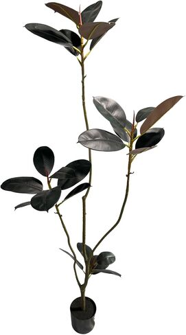 Artificial Rubber Tree 4.6ft Tall Fake Plants for Indoor, Fake Trees for Office Home Living Room Floor Patio Greening Porch Decor。 Living Room Floor Patio Greening Porch Decor in Kuwait