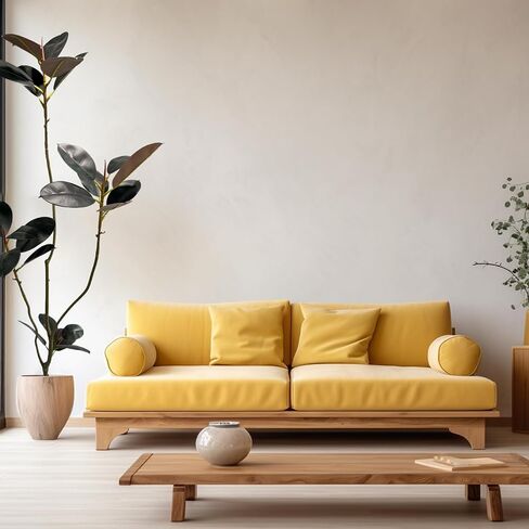 Artificial Rubber Tree 4.6ft Tall Fake Plants for Indoor, Fake Trees for Office Home Living Room Floor Patio Greening Porch Decor。 Living Room Floor Patio Greening Porch Decor in Kuwait