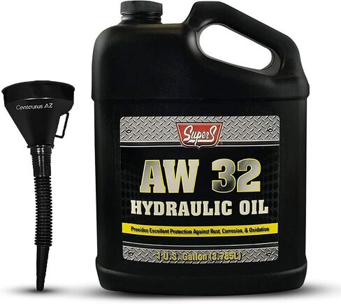 زيت هيدروليكي Super S لحماية المحرك AW32، وتروس طويلة الأمد وزيت ضاغط لفاصل الخشب، والتآكل متوفر مع قمع قابل للتوسيع عالي الجودة من Centaurus AZ - 1 جالون in Kuwait