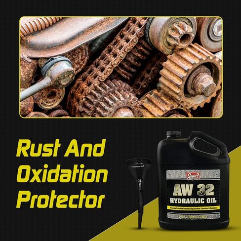 زيت هيدروليكي Super S لحماية المحرك AW32، وتروس طويلة الأمد وزيت ضاغط لفاصل الخشب، والتآكل متوفر مع قمع قابل للتوسيع عالي الجودة من Centaurus AZ - 1 جالون in Kuwait