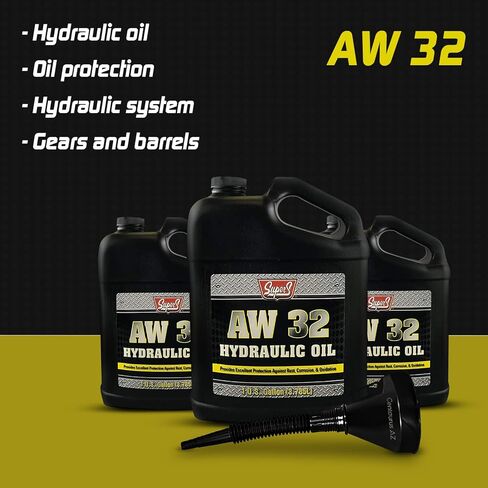 زيت هيدروليكي Super S لحماية المحرك AW32، وتروس طويلة الأمد وزيت ضاغط لفاصل الخشب، والتآكل متوفر مع قمع قابل للتوسيع عالي الجودة من Centaurus AZ - 1 جالون in Kuwait