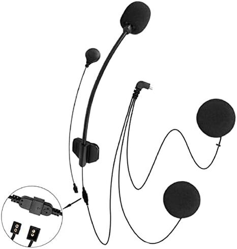 FreedConn 5 Pin ميكروفون صلب قابل للتبديل ومكبرات صوت ميكروفون ناعمة T-MAX، الإصدار الجديد نظام اتصالات خوذة TCOM-SC T-COMVB [واجهة Micro USB لسماعات الرأس بخمسة دبابيس] in Kuwait