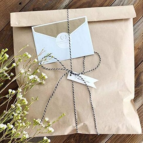 Black Twine String,Cotton Bakers Twine 656 Feet Cotton Cord Crafts Gift Twine String Christmas Holiday Twine in Saudi Arabia