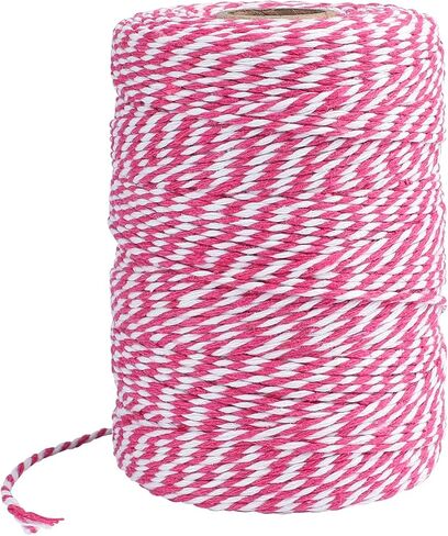 Black Twine String,Cotton Bakers Twine 656 Feet Cotton Cord Crafts Gift Twine String Christmas Holiday Twine in Saudi Arabia