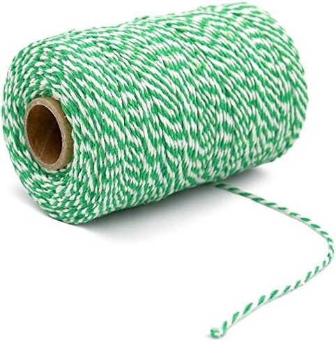 Black Twine String,Cotton Bakers Twine 656 Feet Cotton Cord Crafts Gift Twine String Christmas Holiday Twine in Saudi Arabia