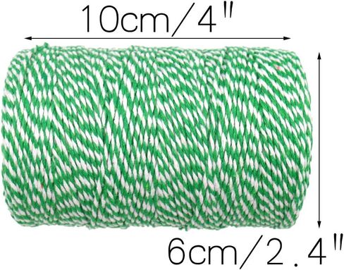 Black Twine String,Cotton Bakers Twine 656 Feet Cotton Cord Crafts Gift Twine String Christmas Holiday Twine in Saudi Arabia