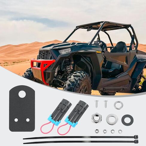 مرآة الرؤية الخلفية UTV، بديلة لـ 2017-2023 Polaris Ranger 500 570 900 XP 1000 XP & Crew، مع علامة تبويب تثبيت منسدلة من المصنع وتجاوز حزام الأمان، الجزء # 2879969 in Kuwait