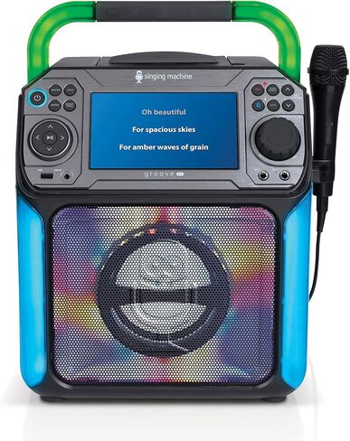 آلة الغناء STVG784BK Groove XL مشغل كاريوكي مع بلوتوث وتأثيرات تغيير الصوت، أسود in Kuwait