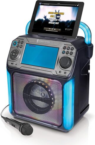 آلة الغناء STVG784BK Groove XL مشغل كاريوكي مع بلوتوث وتأثيرات تغيير الصوت، أسود in Kuwait