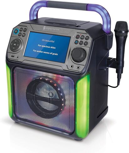 آلة الغناء STVG784BK Groove XL مشغل كاريوكي مع بلوتوث وتأثيرات تغيير الصوت، أسود in Kuwait